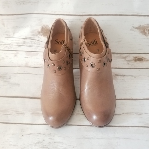 NWOT Sofft Leather Ankle Booties - Picture 6 of 8